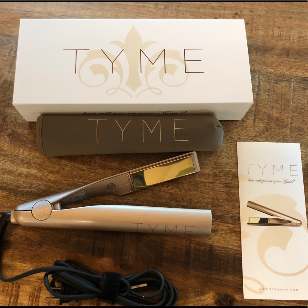 Almost new Tyme curling iron.  Only used 1 time.